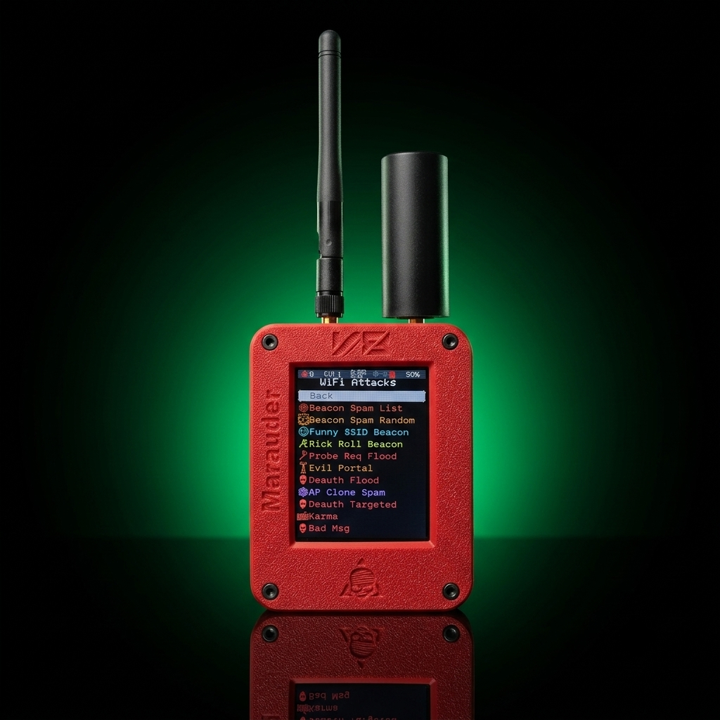 ESP32 Marauder V8 ESP32-C5 Device 2.8 Inch Touch Display Dual Band WiFi Bluetooth GPS Support 2.4G & 5G Signal Wireless Tool